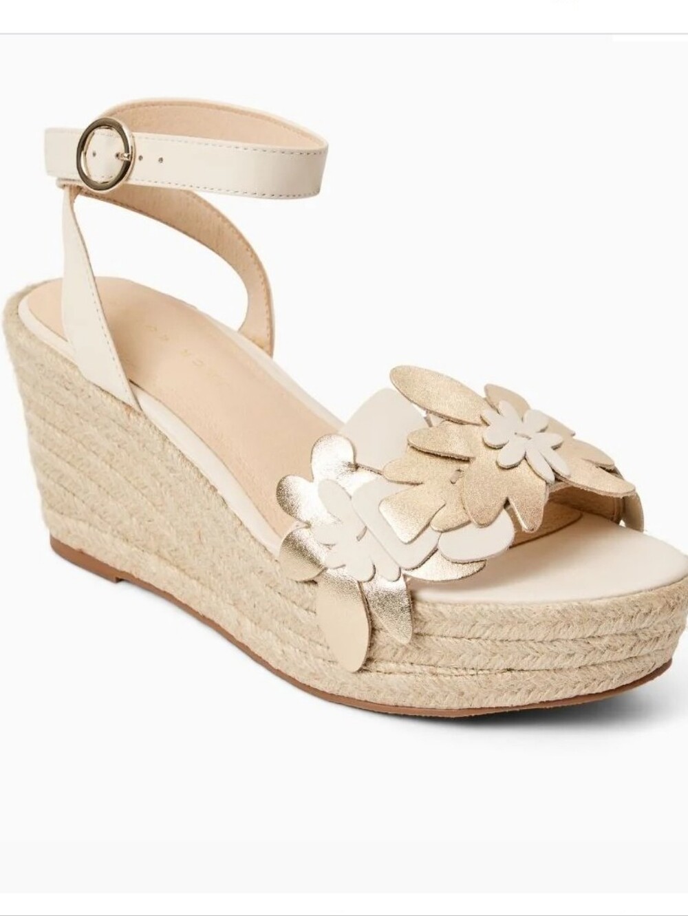 NEW Jack Rogers Talahi Flower Patform Wedge Sandals